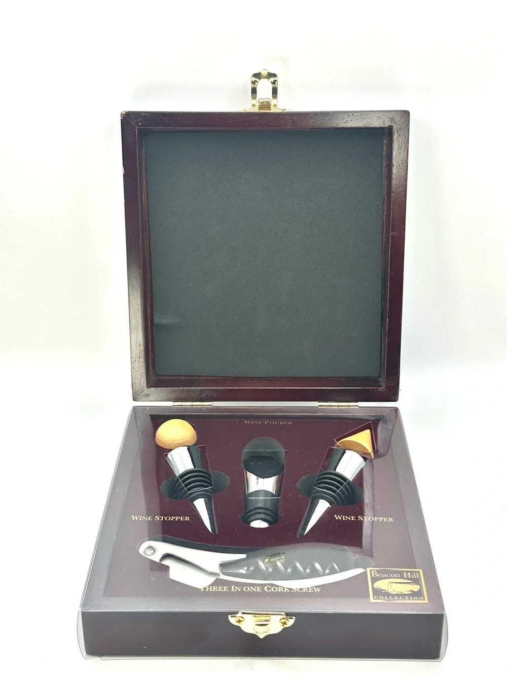 Wine Connoisseur 4 Pc Wine Cork Screw Set NIB